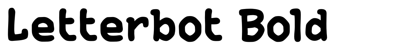 Letterbot Bold